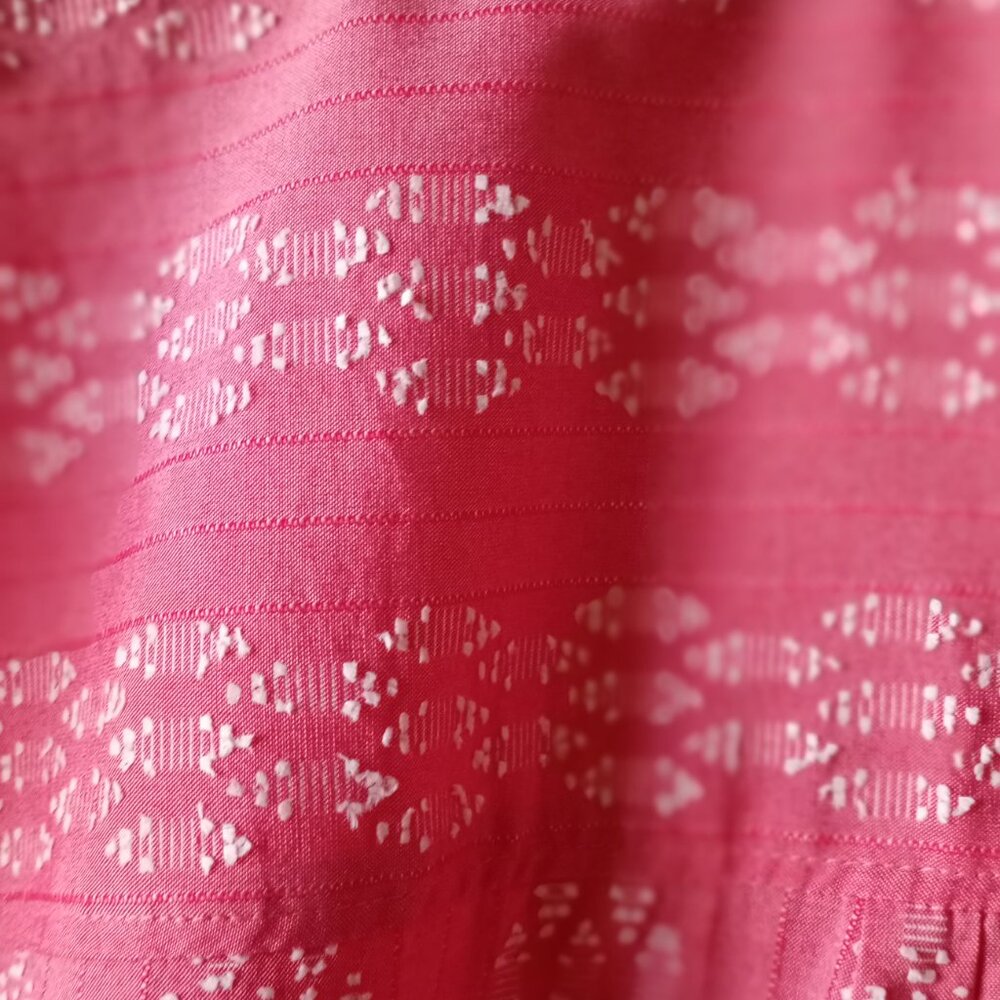 'LOFT OUTLET' Boxy Cap Sleeve Blouse Size L Pink/White NWOT - Picture 11 of 11